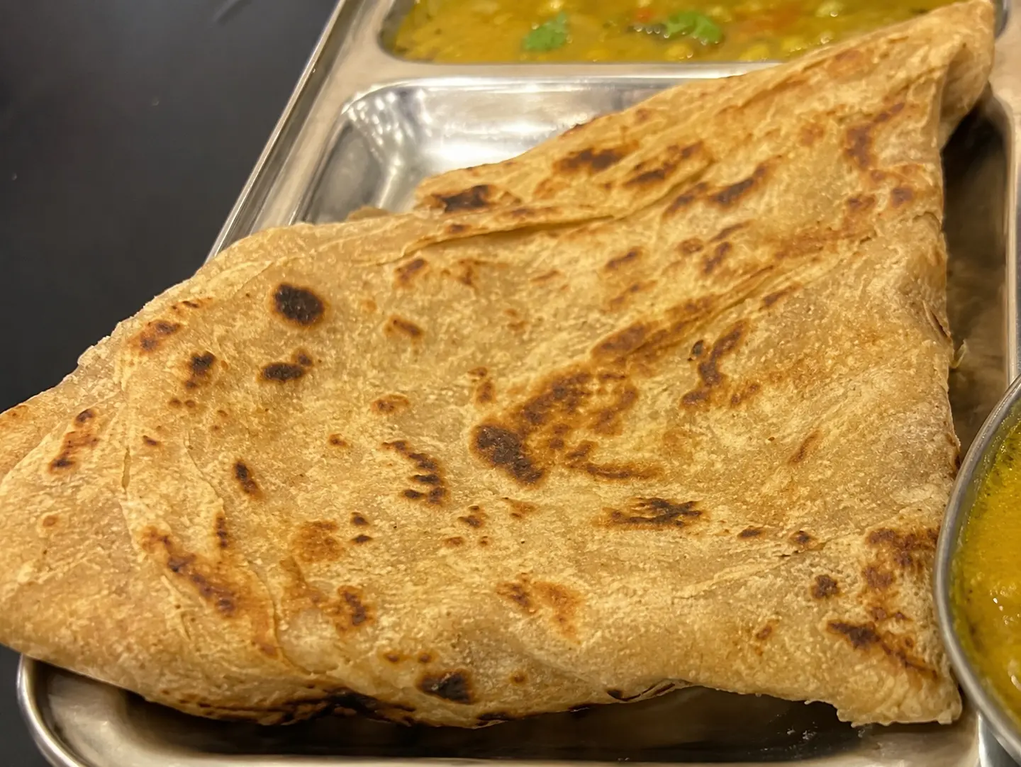 Plain Paratha Chana