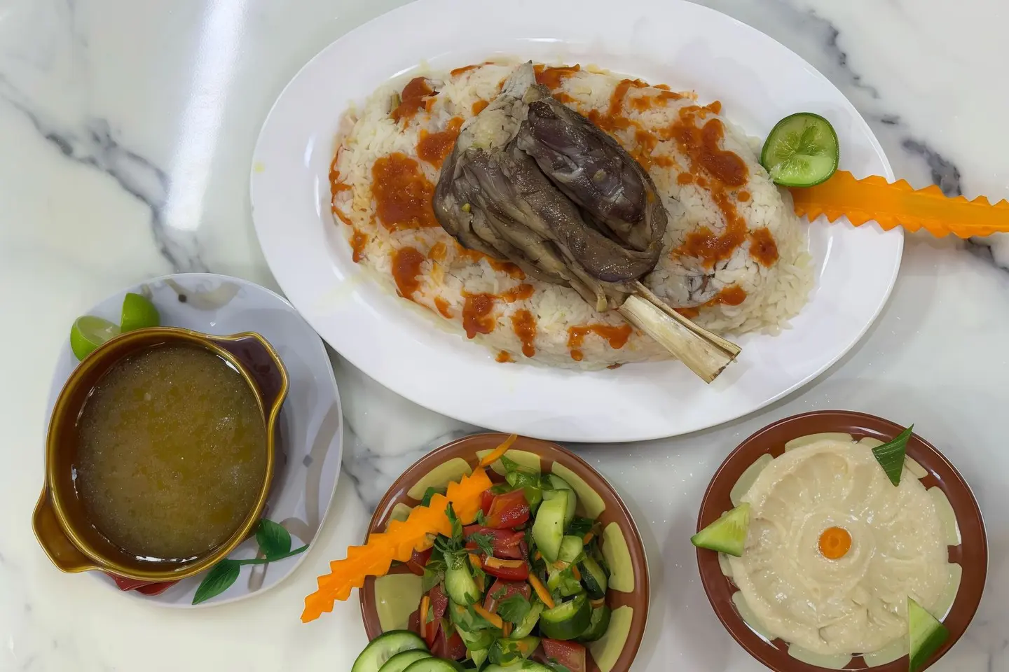 Cairo Nights Lamb Banana Fatteh