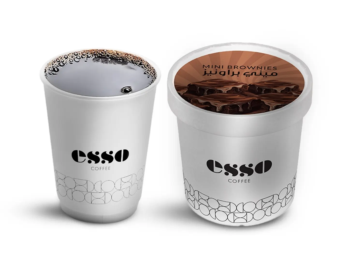 ميني براونيز مع قهوة اليوم