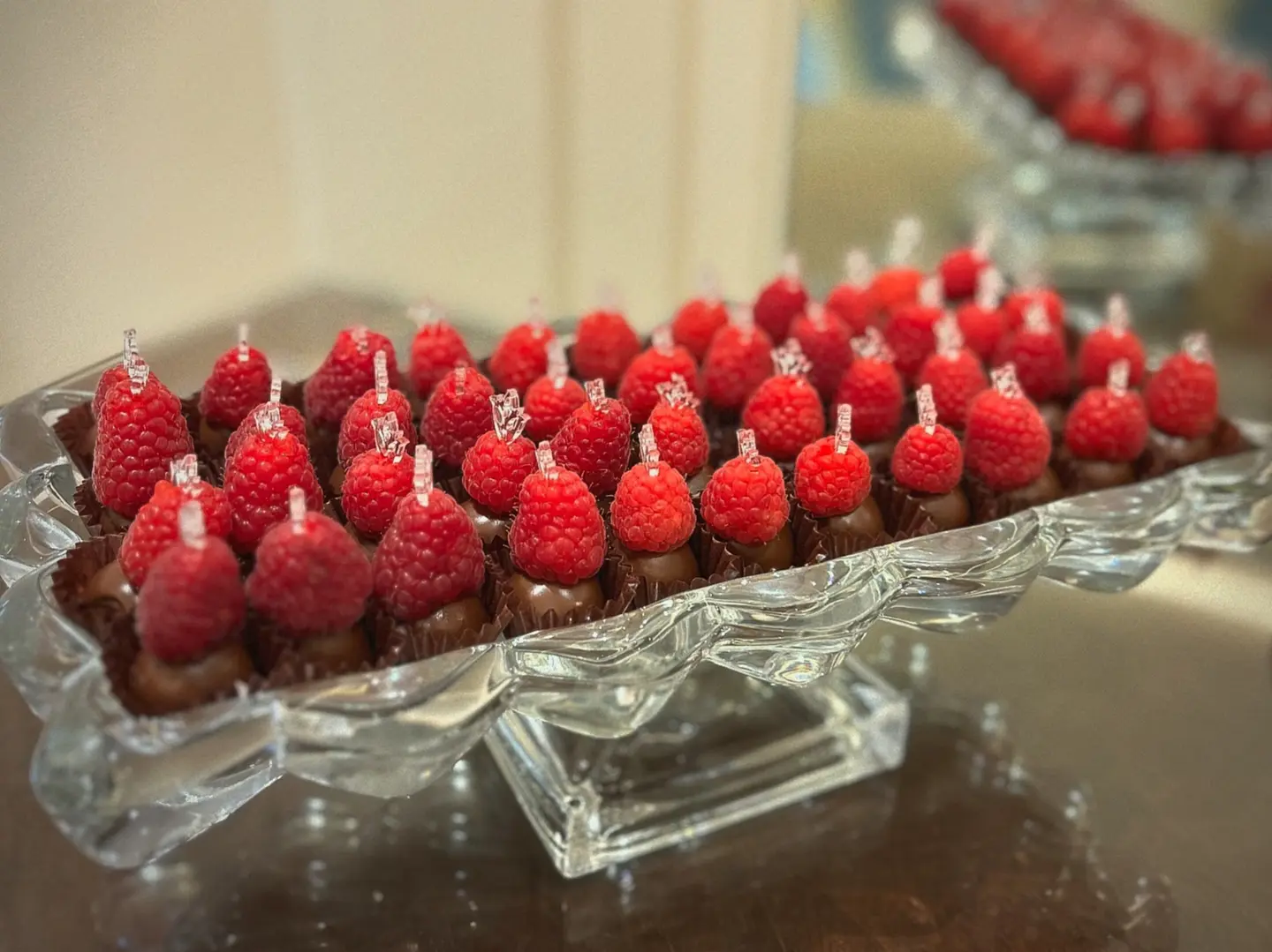 صينيه كرستال رازبيري