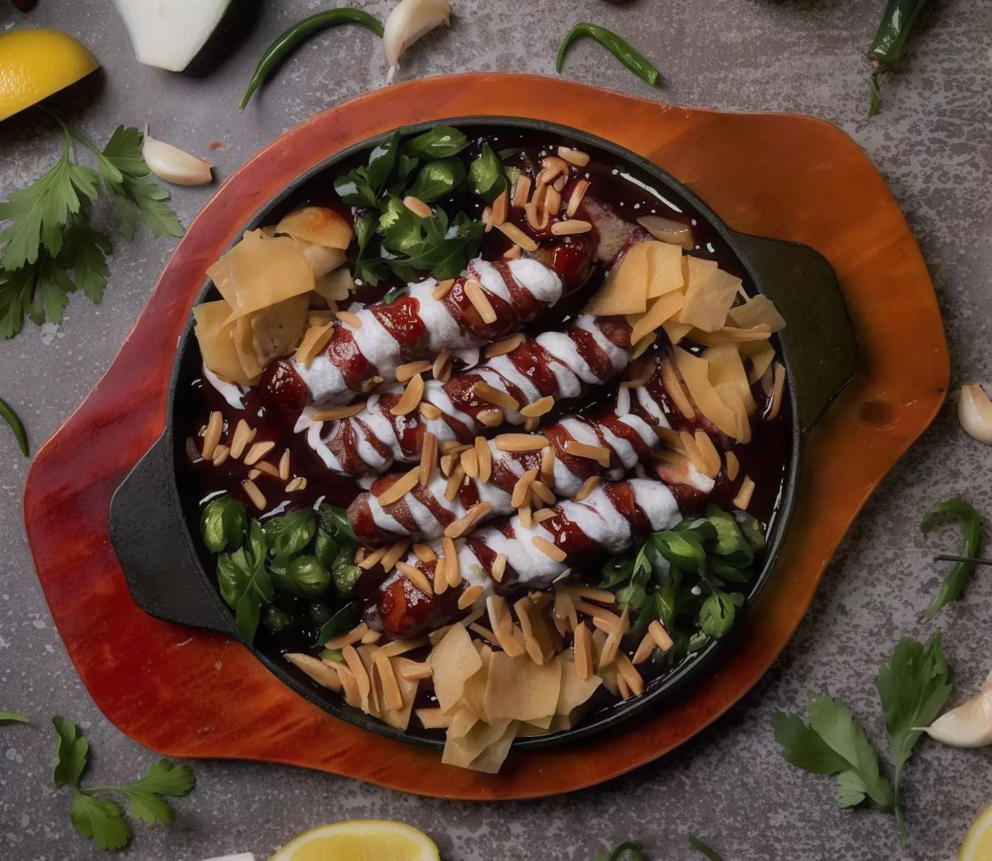 Kebab With Cherries