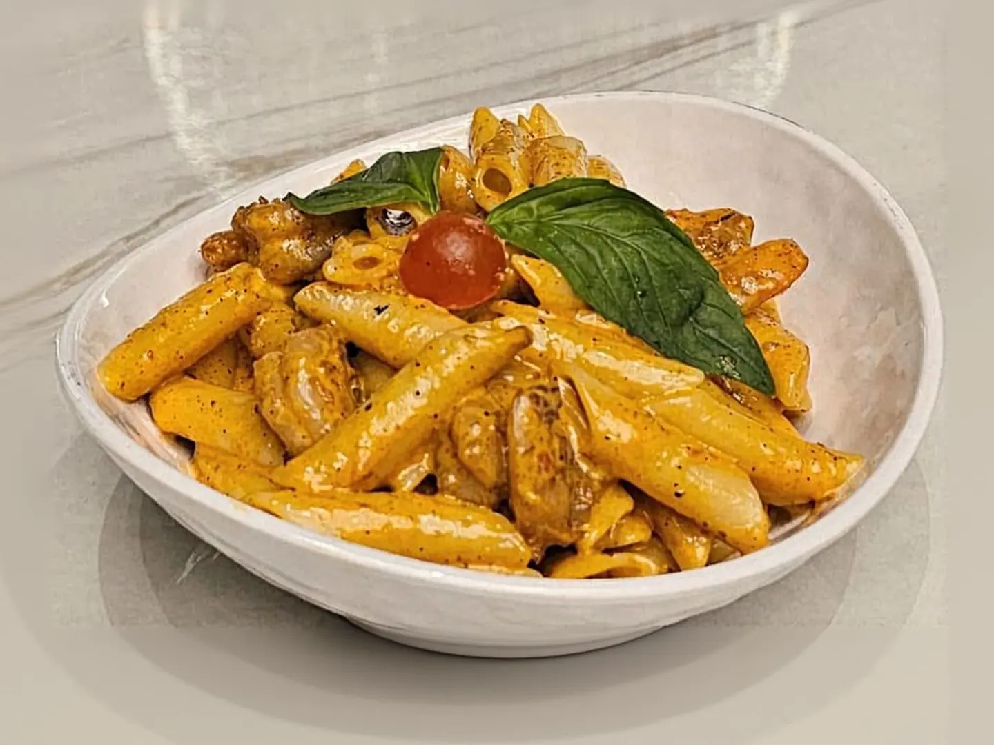 Seafood Shrimp Pasta With Delicious Sauce