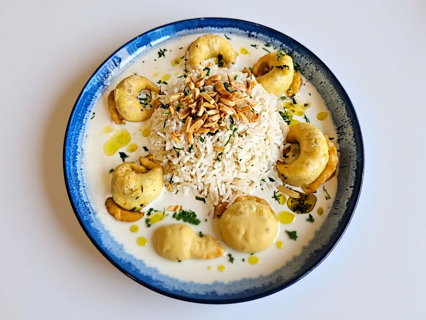 Shish Barak + Rice With Vermicelli