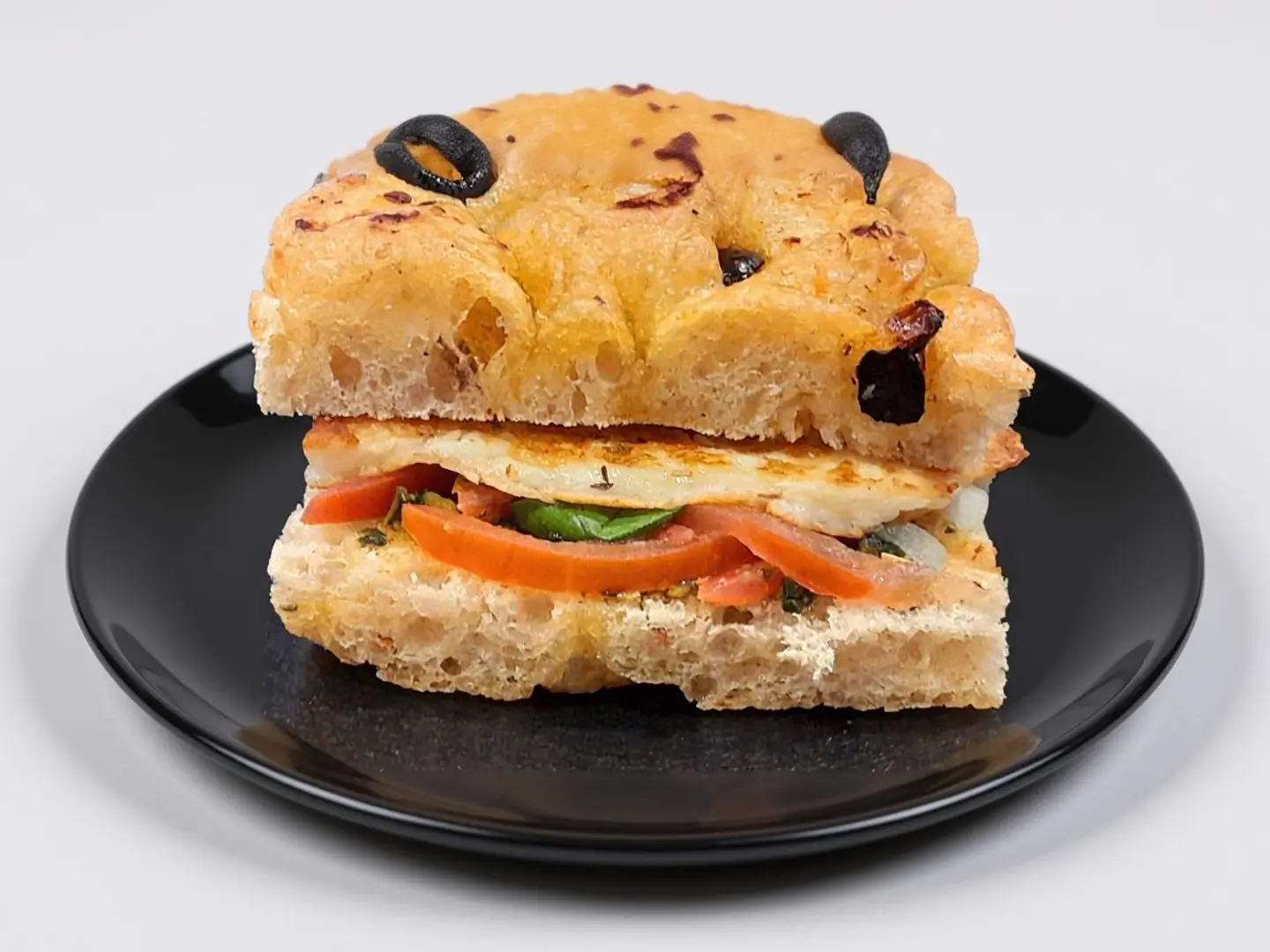Halloumi Salsa Focaccia