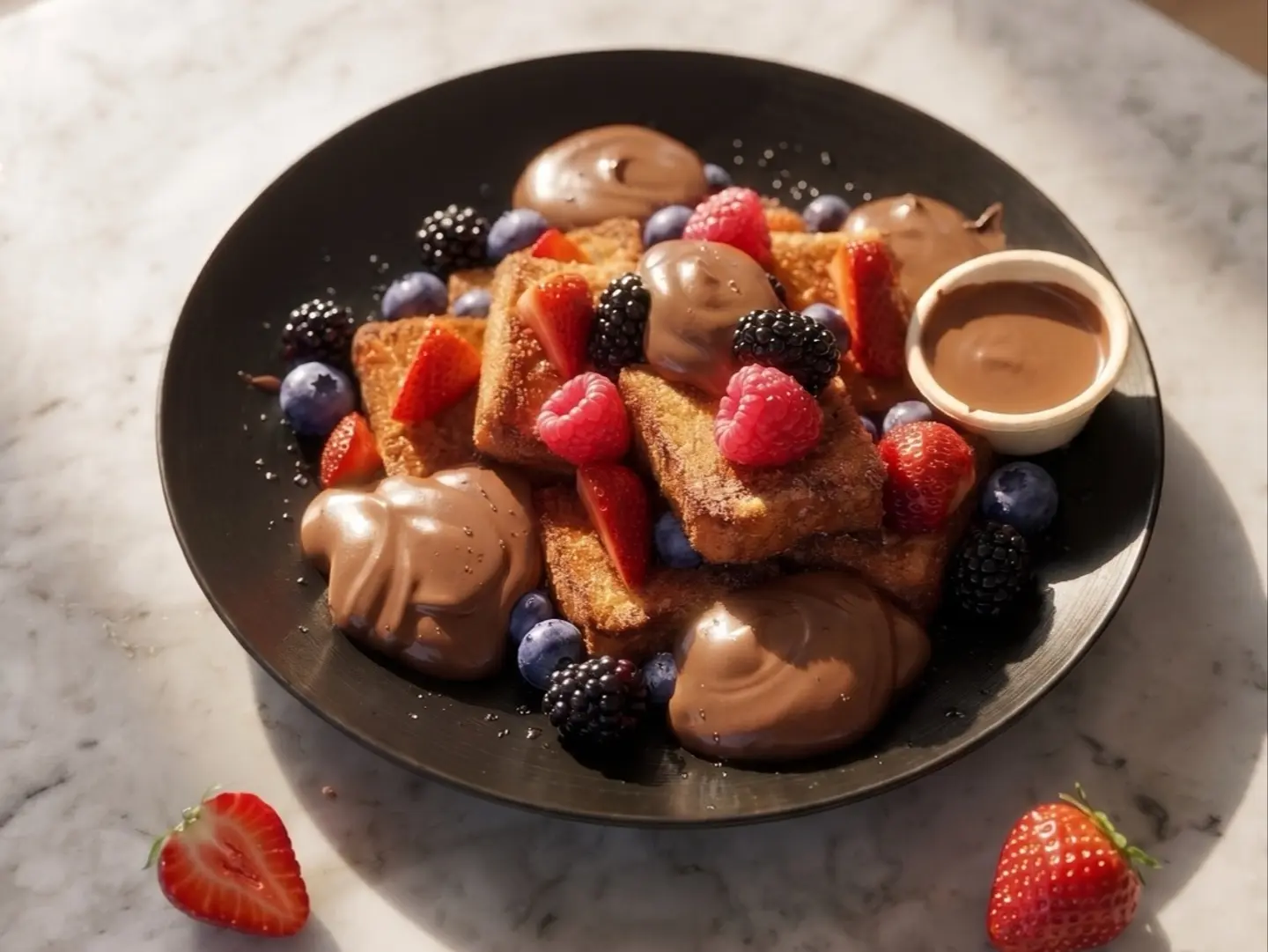Nutella Cinnamon French Toast