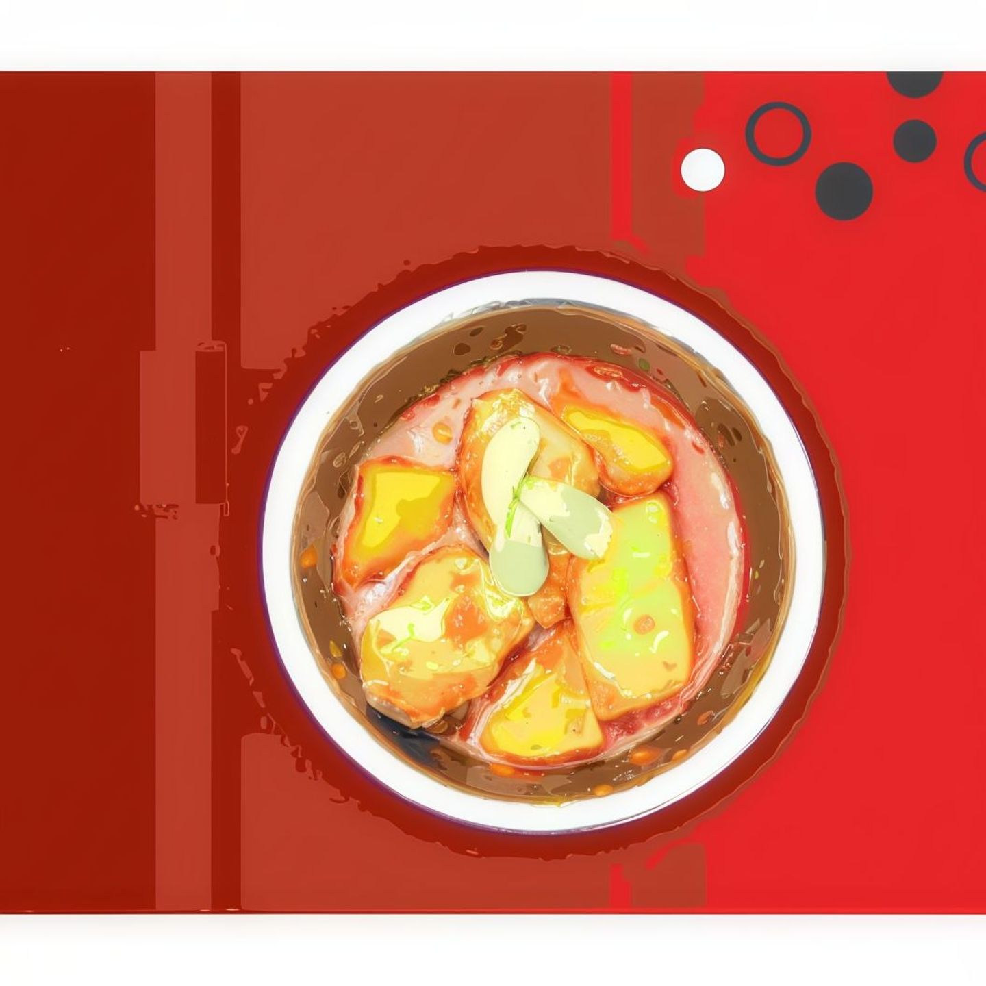 بطاطس مع دجاج