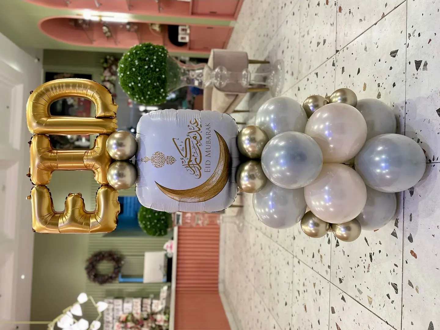 Square Eid Balloon Stand