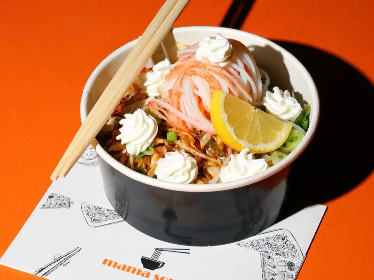 Indomie With Cheese And Crab