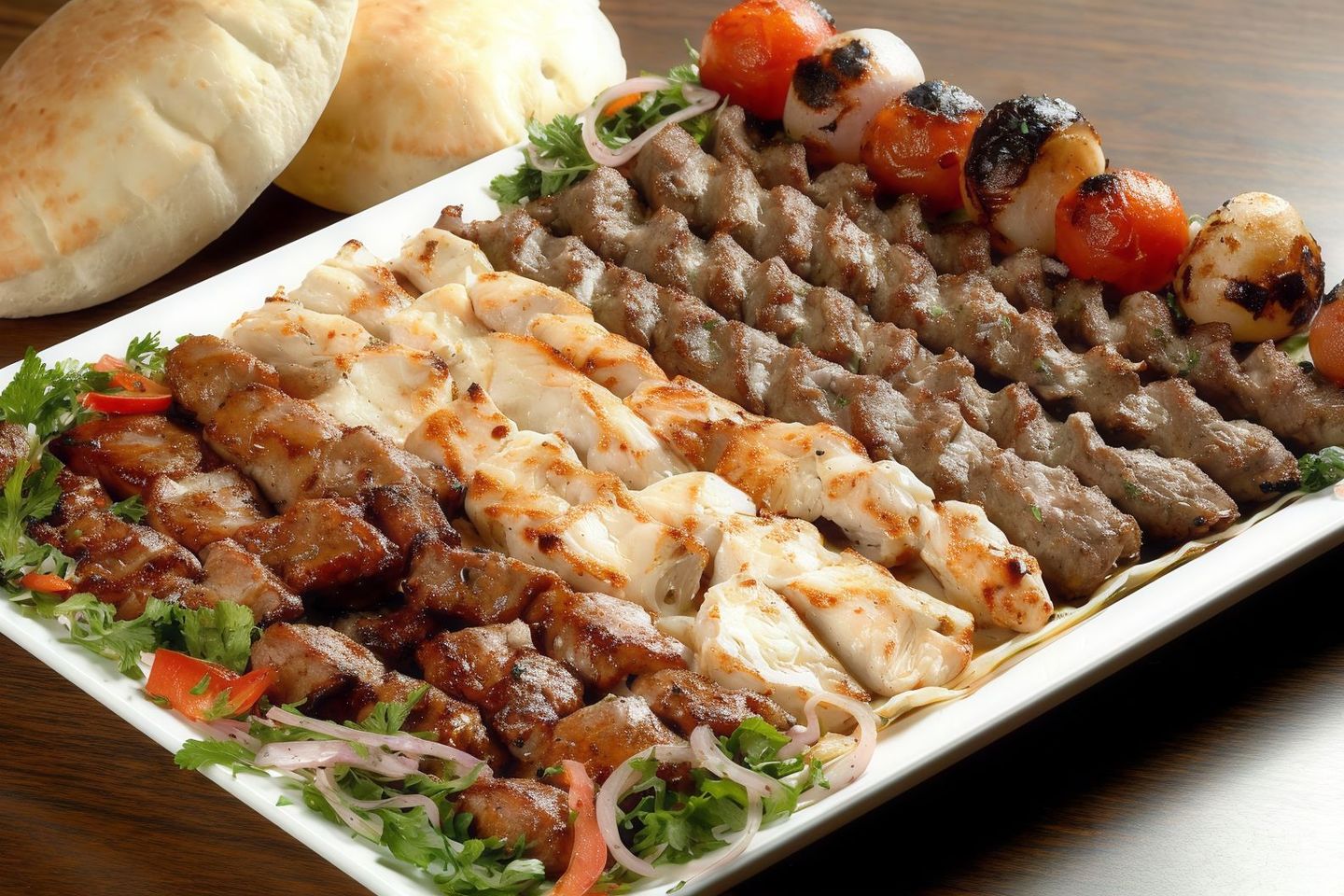 صحن مشويات مشكل  - وسط
