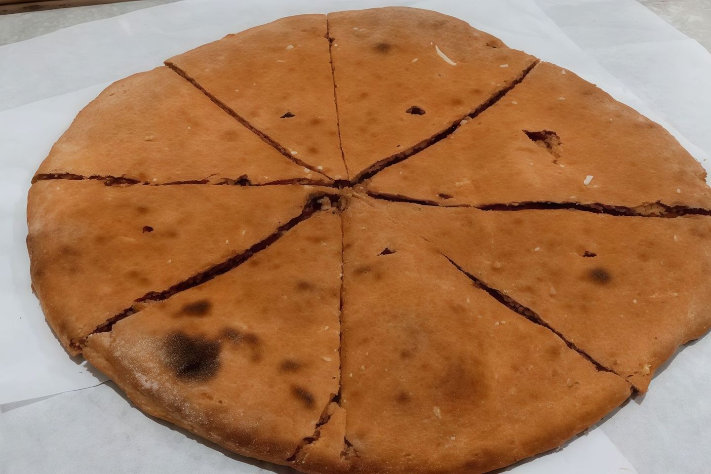Red Hasawi Bread With Cheese