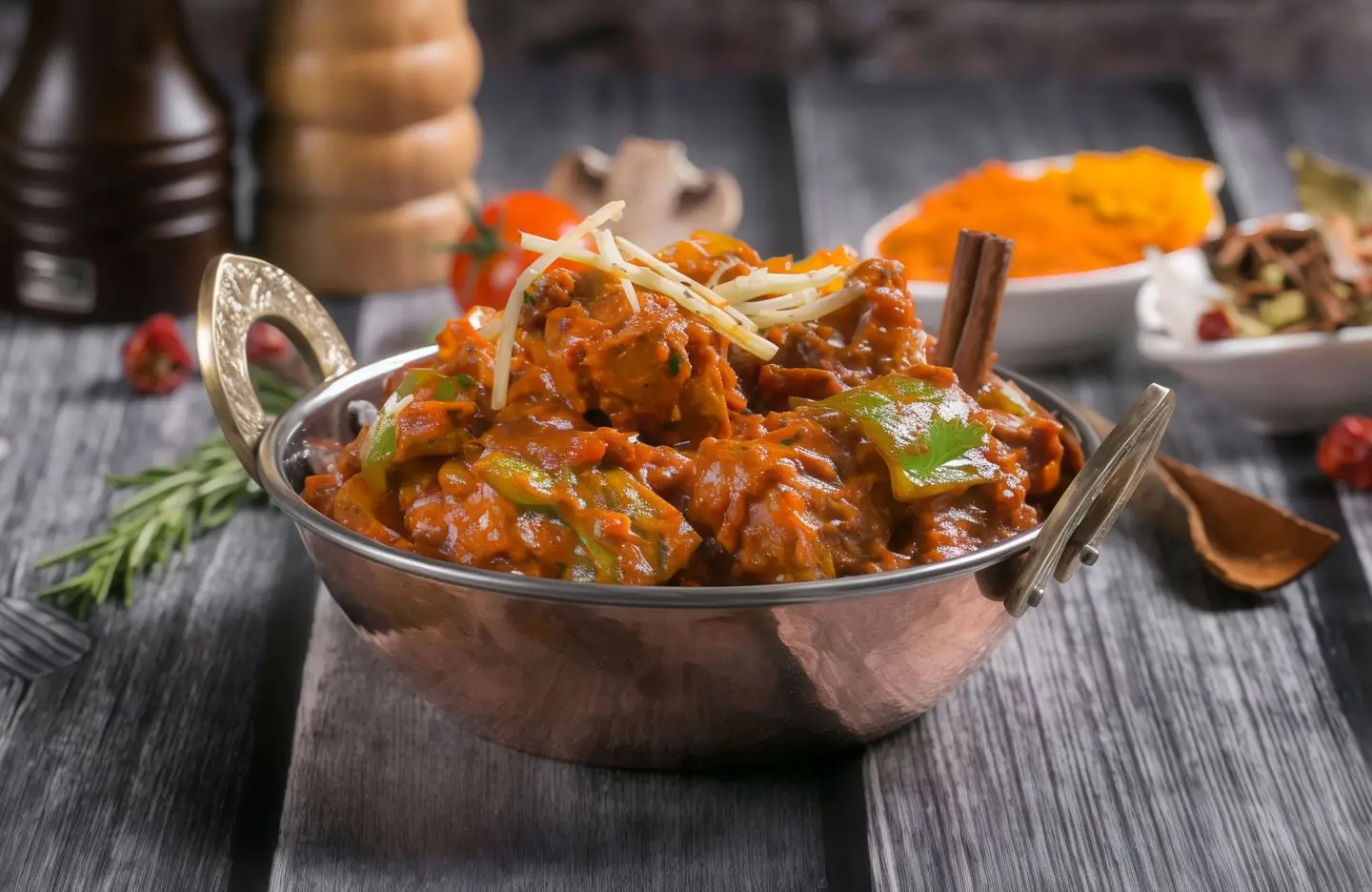 لحم كداي مسالا