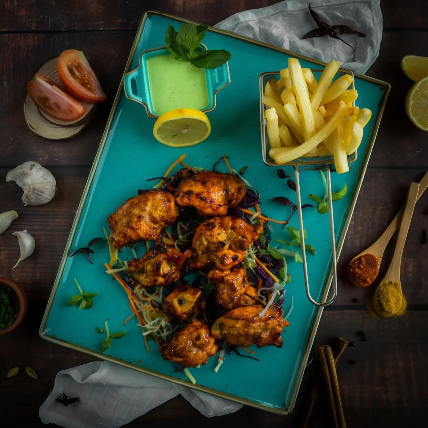 دجاج اليشان تكا