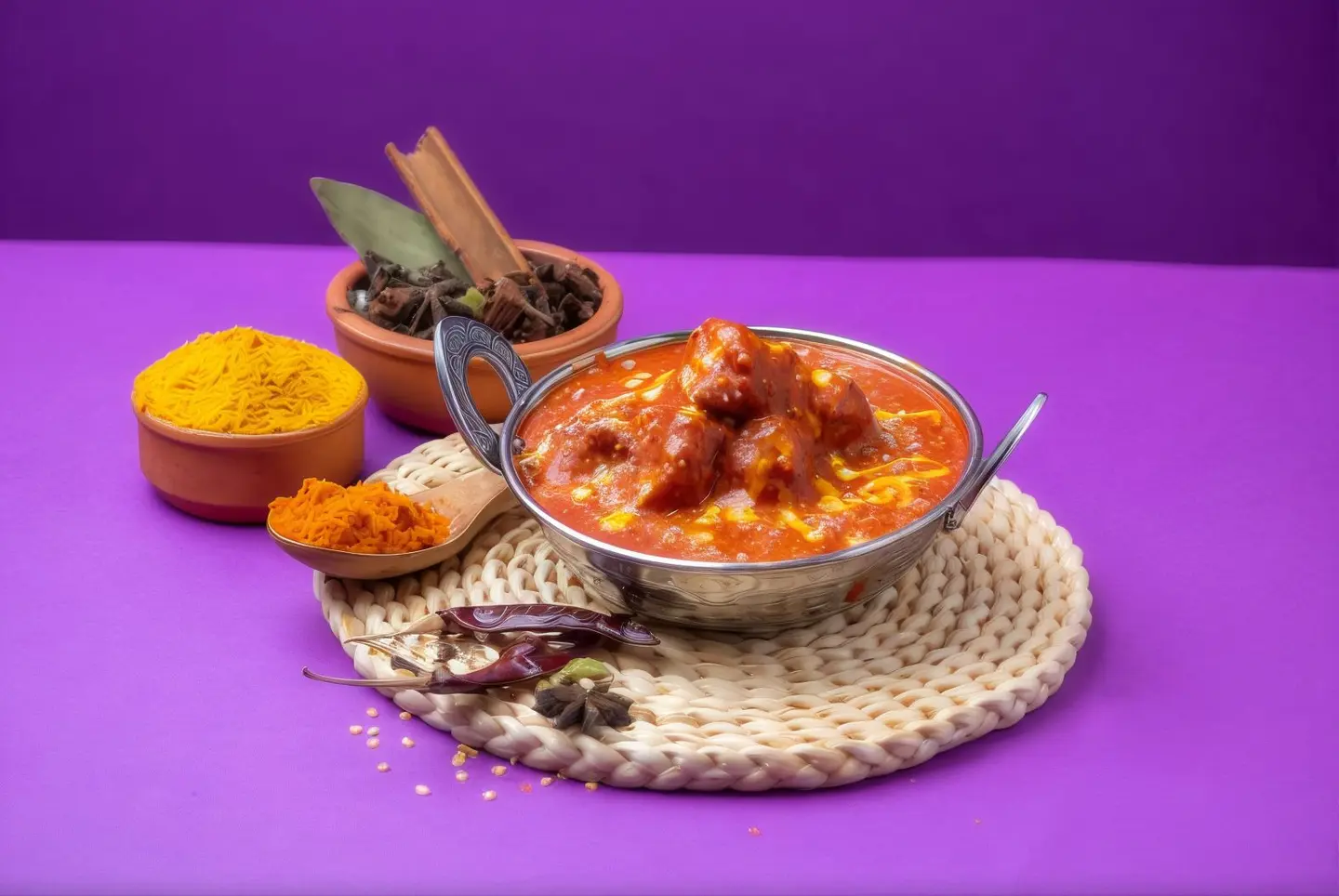 لحم سيخ مالاي زبدة مسالا