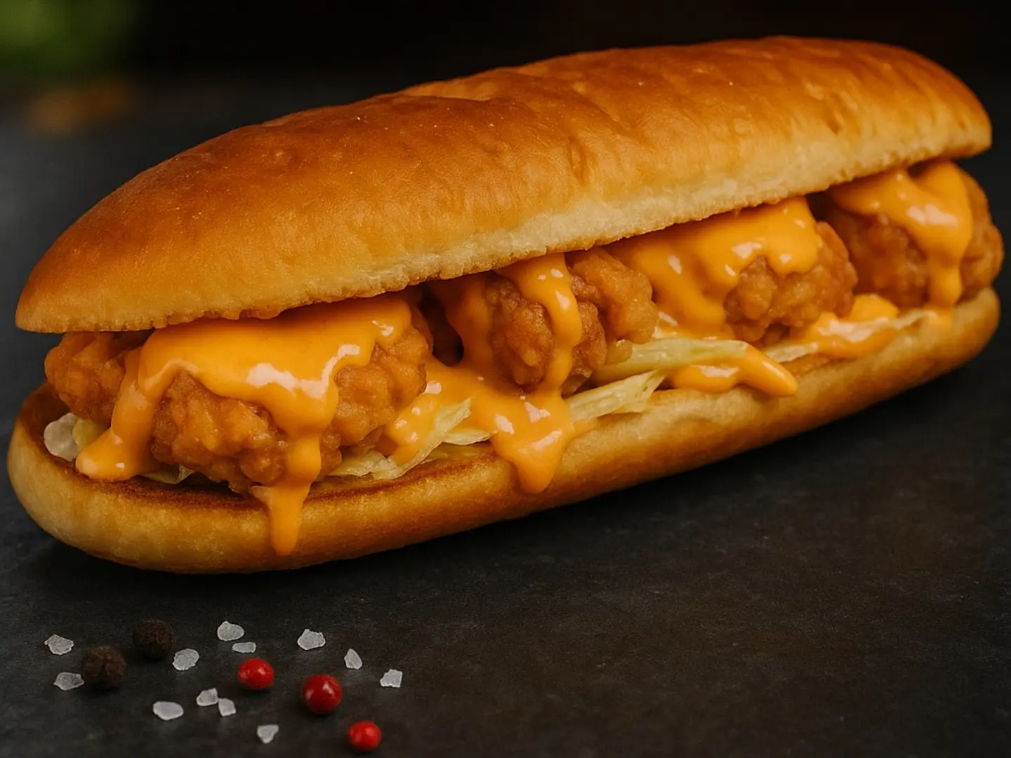 ساندوتش روبيان ديناميت