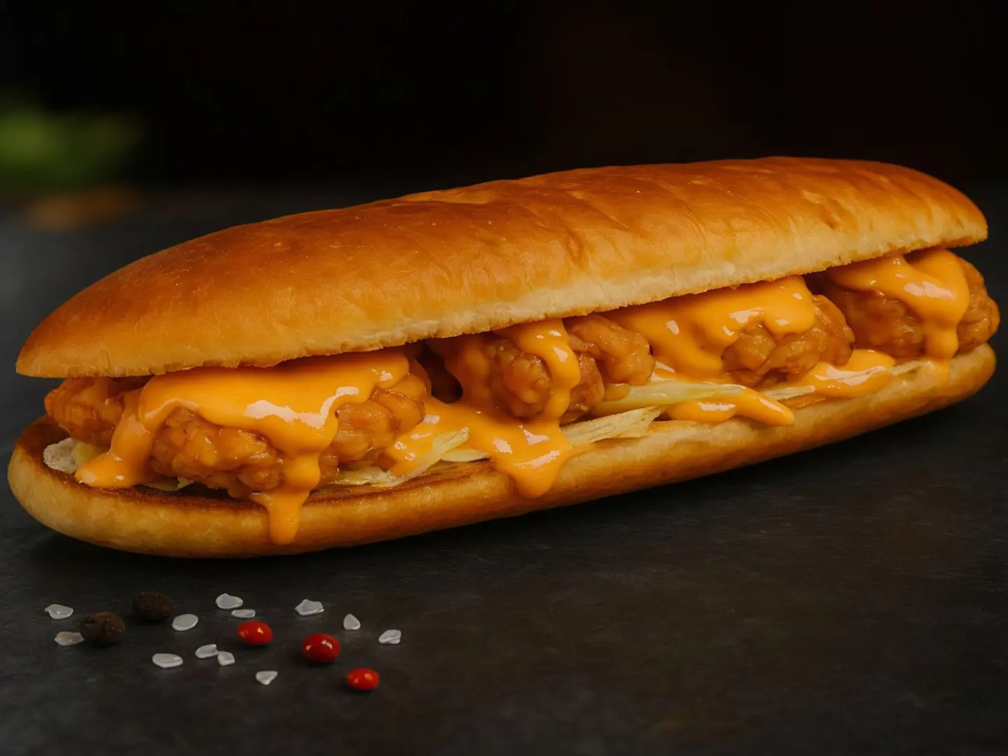 ساندوتش روبيان ديناميت