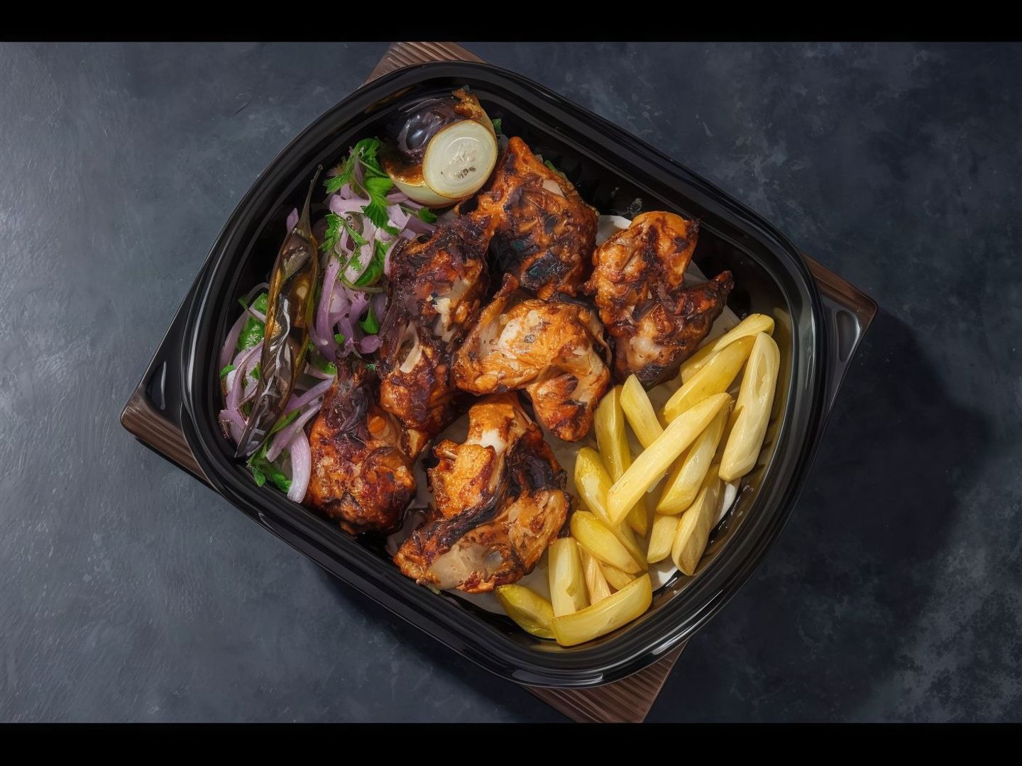 صحن شيش طاووق بالعظم
