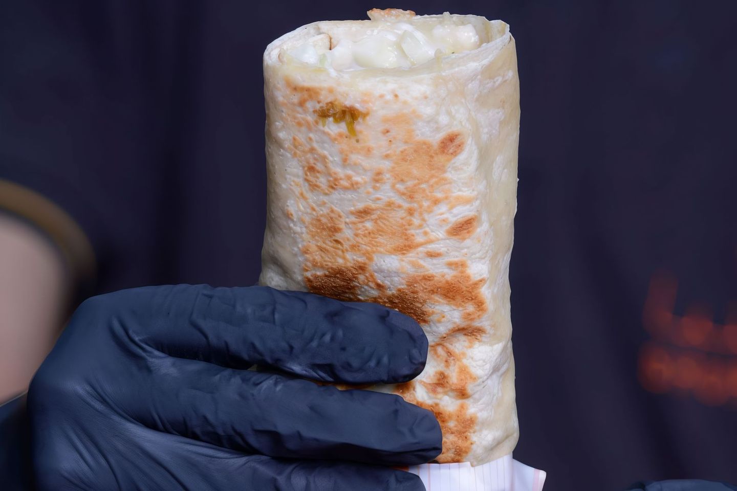 شاورما خبز صاج كبير