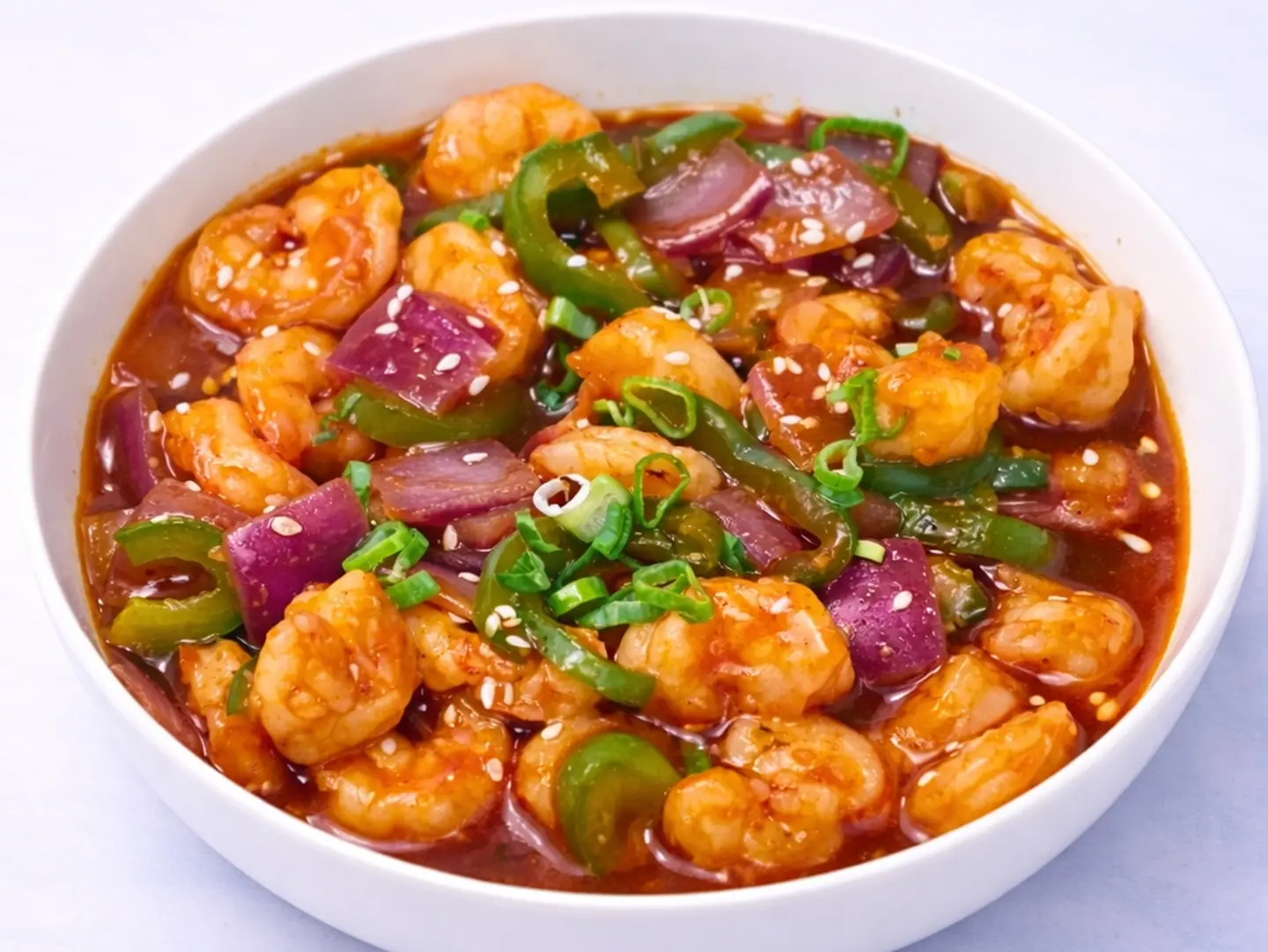 Sweet And Spicy Shrimp