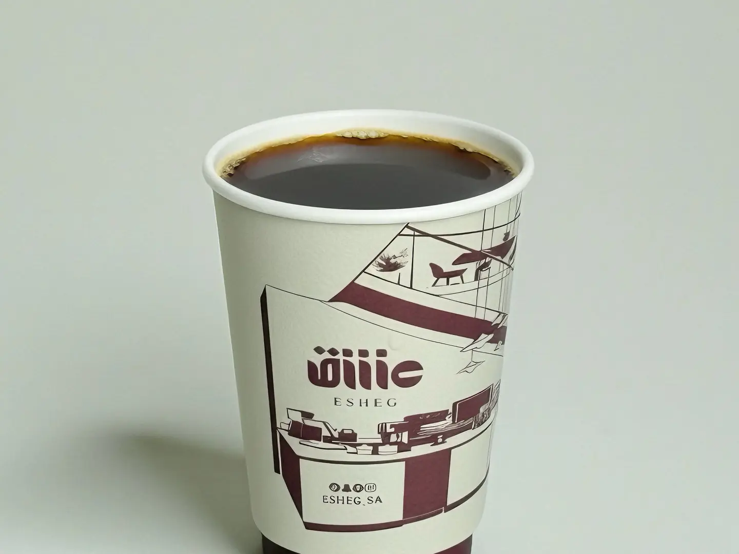 قهوة مقطرة ساخنه