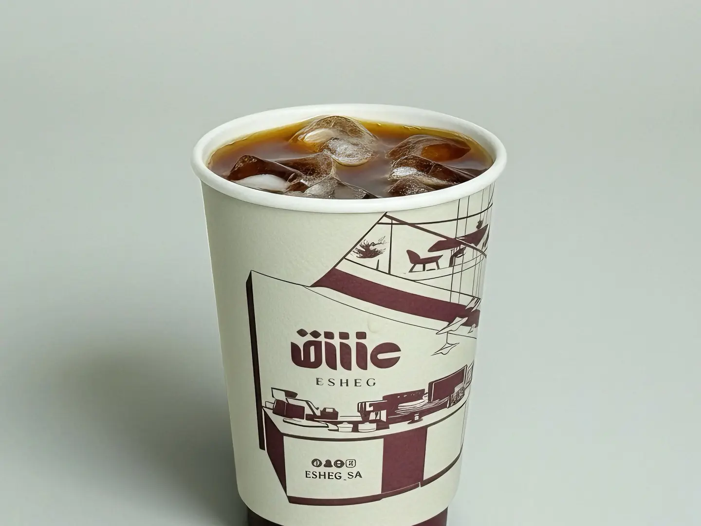 قهوة مقطره كولمبيا بارد