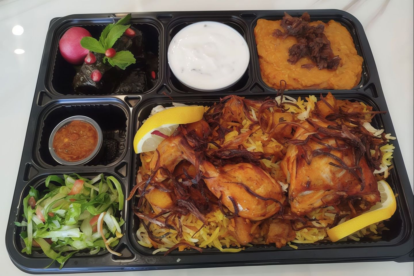Quarter Chicken Biryani Box
