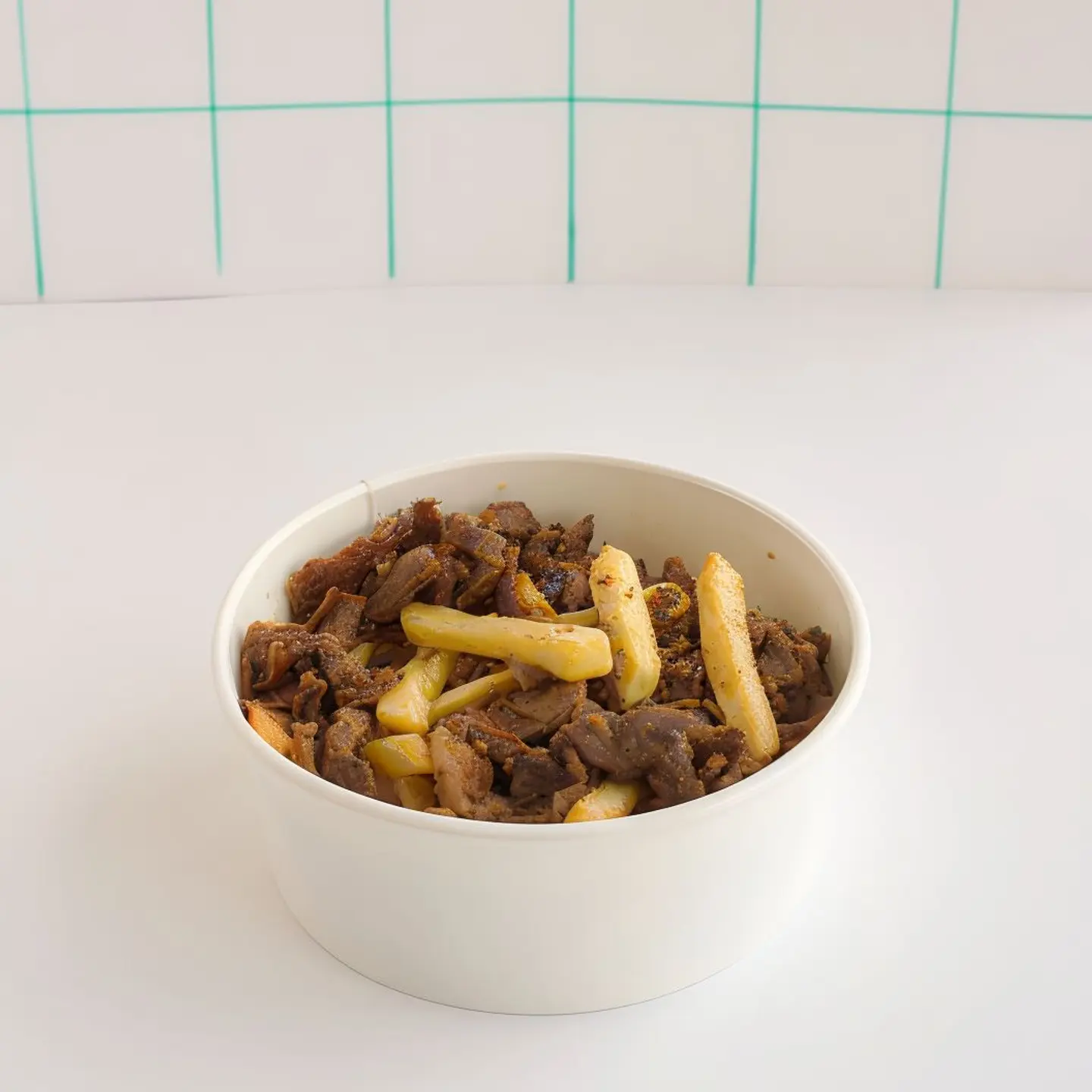 Small Box Of Meat Shawarma