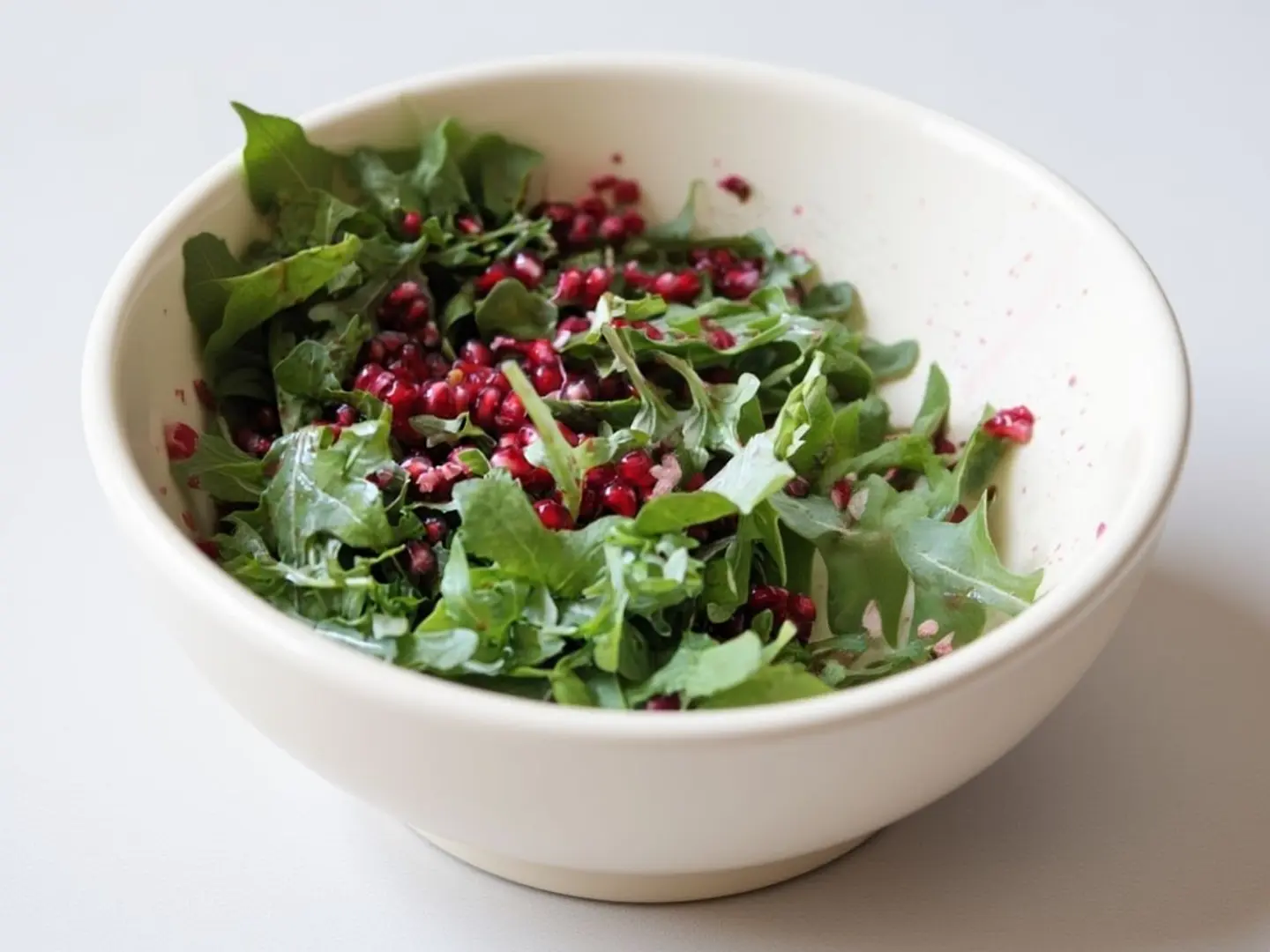 Arugula Salad With Pomegranate And Pomegranate Molasses