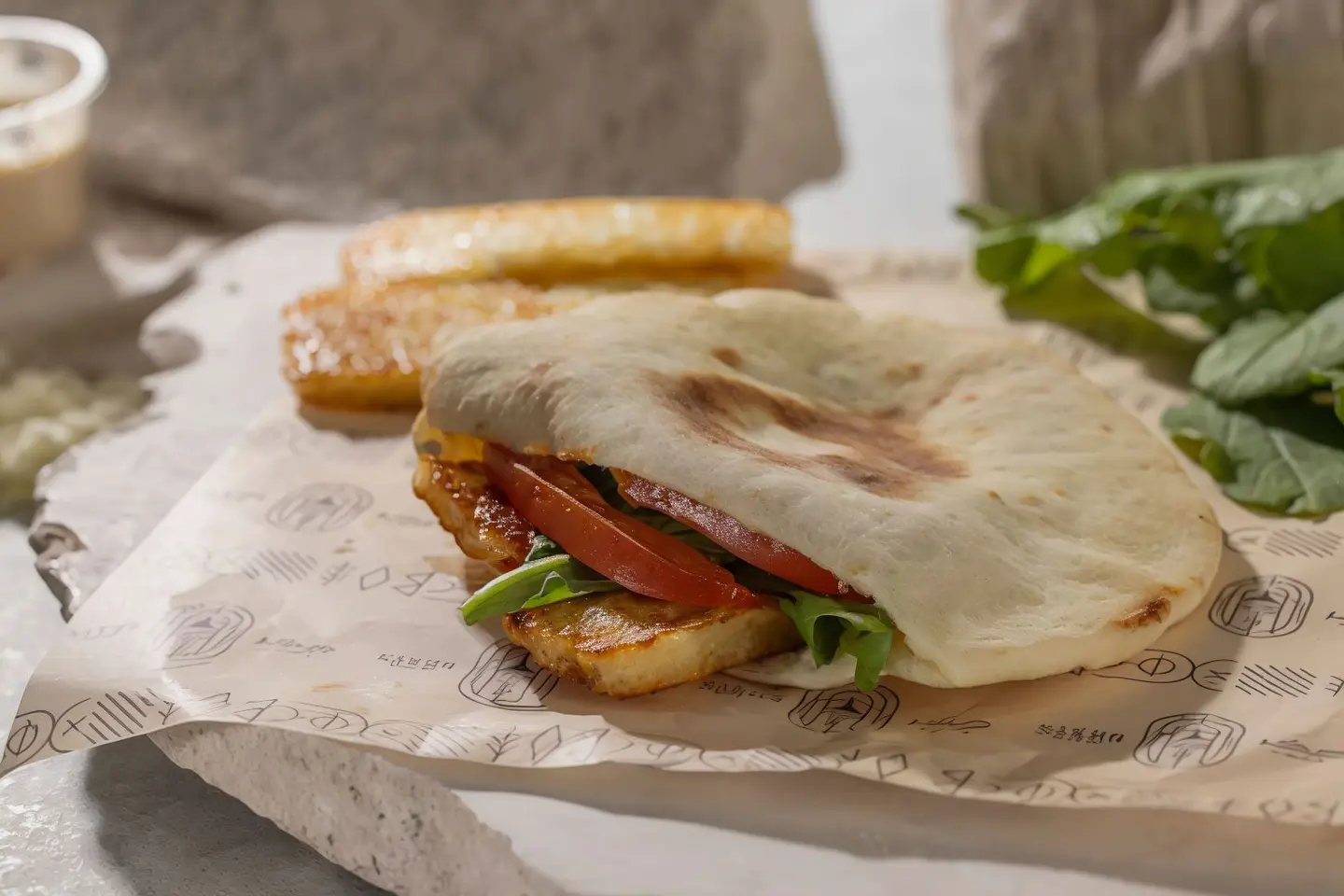 ساندوتش حلوم مشوي