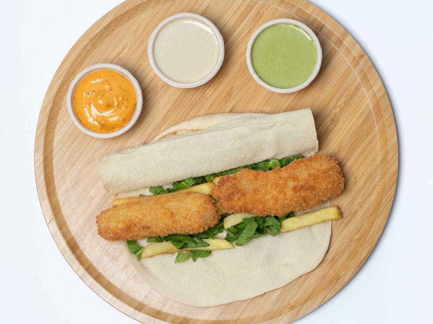 Double Fried Fish Fillet Sandwich