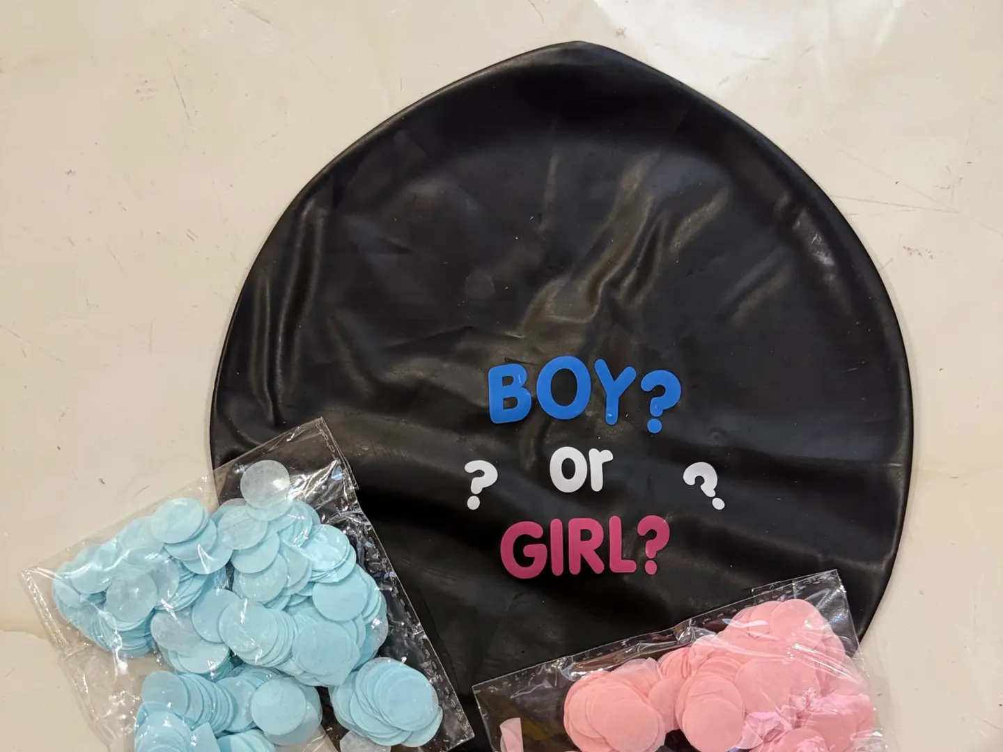 Black Balloon Fetal Determination