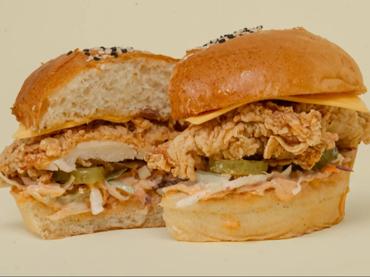 برجر دجاج كرسبي