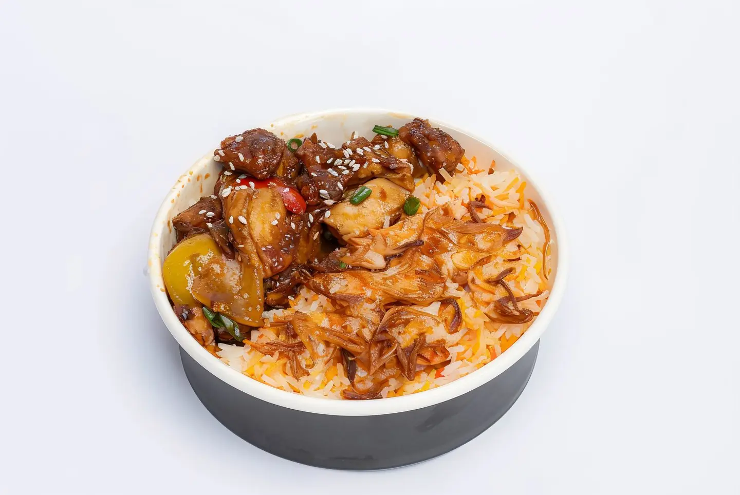 دجاج صيني مع الارز