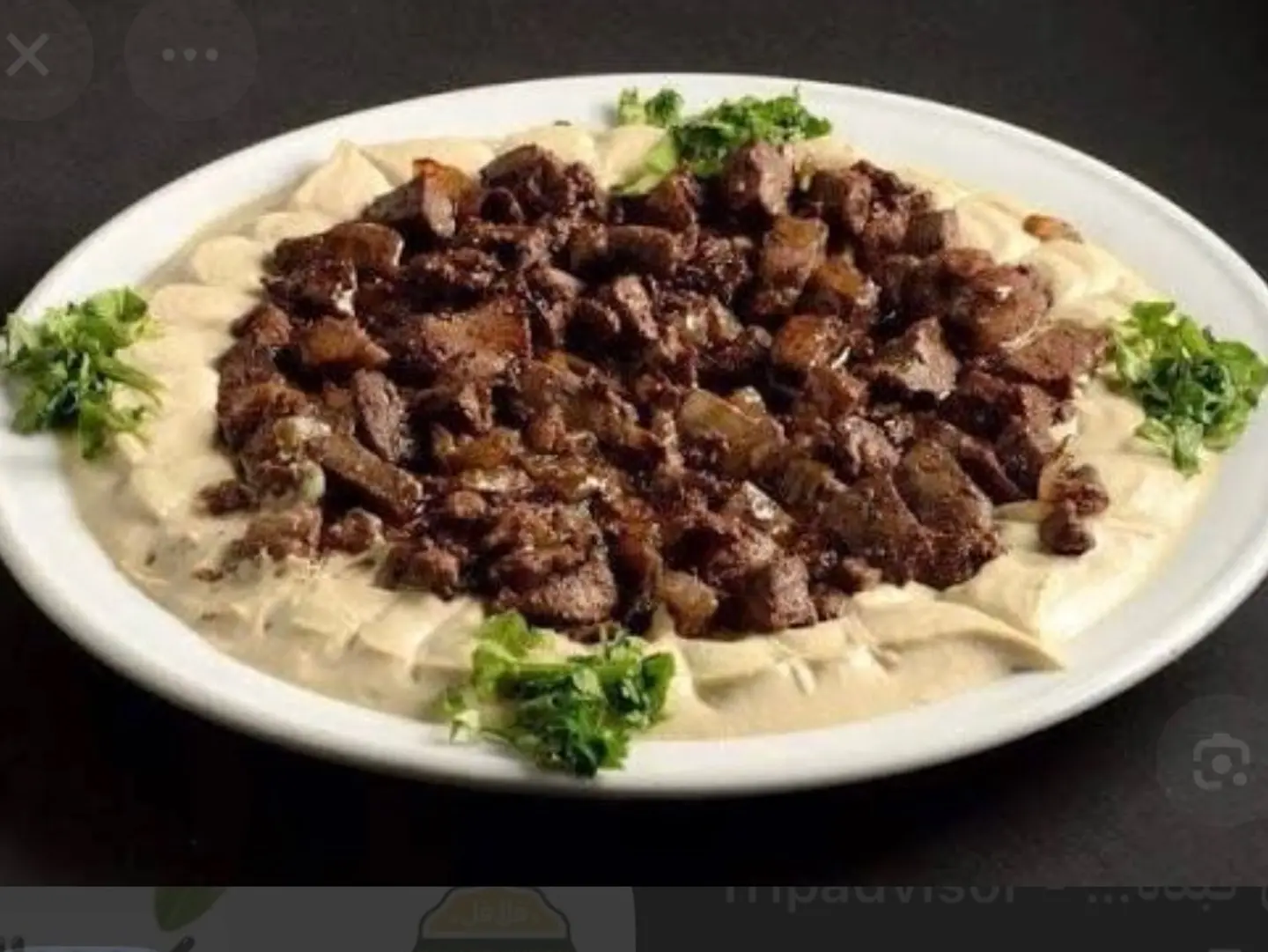 Liver With Hummus