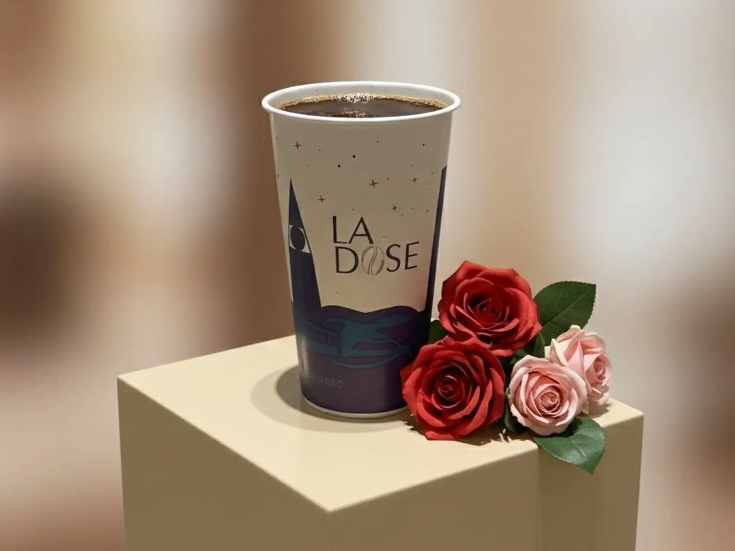 في سكستي ورد بارد في كوب ألومنيوم متغير اللون