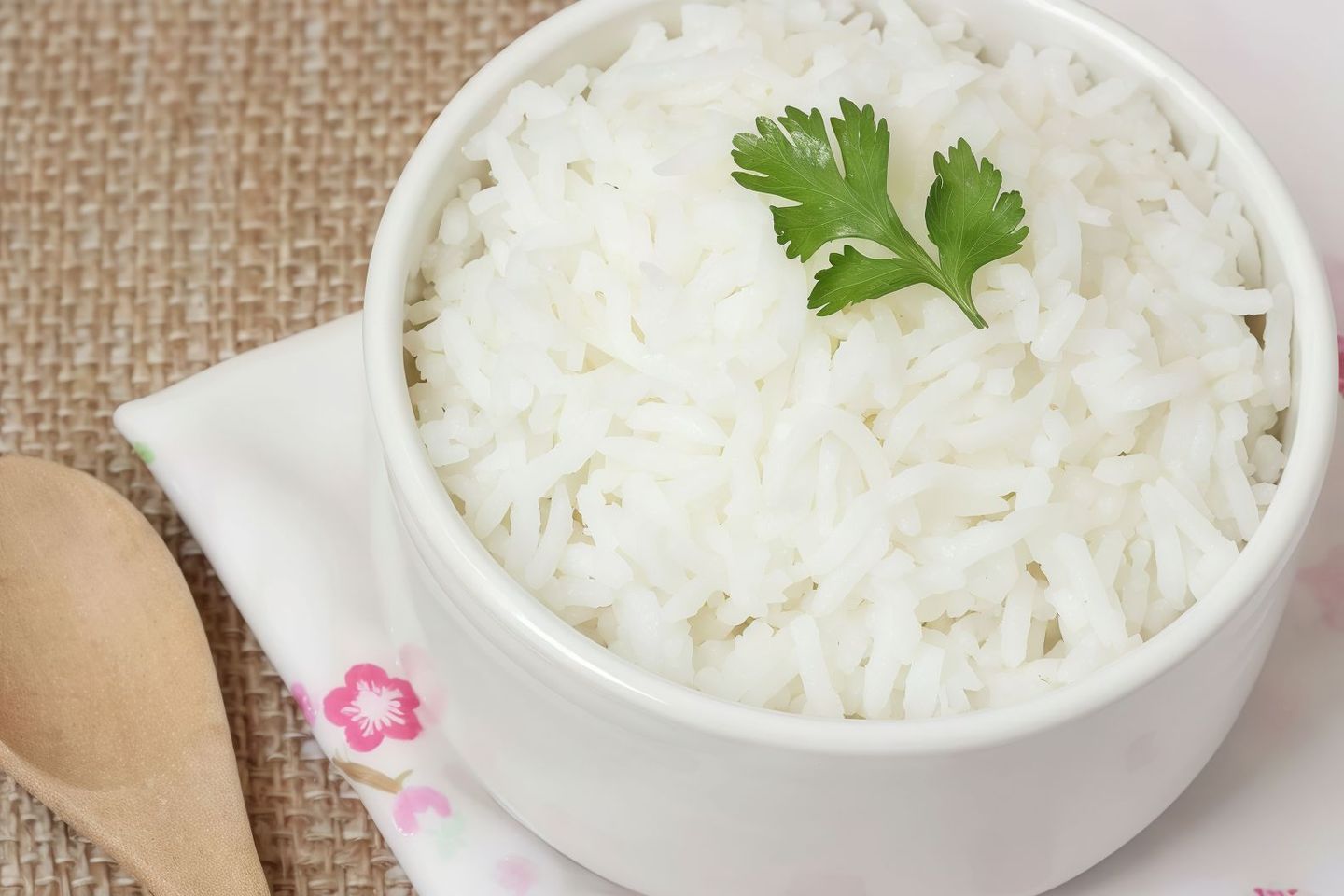 صحن أرز أبيض