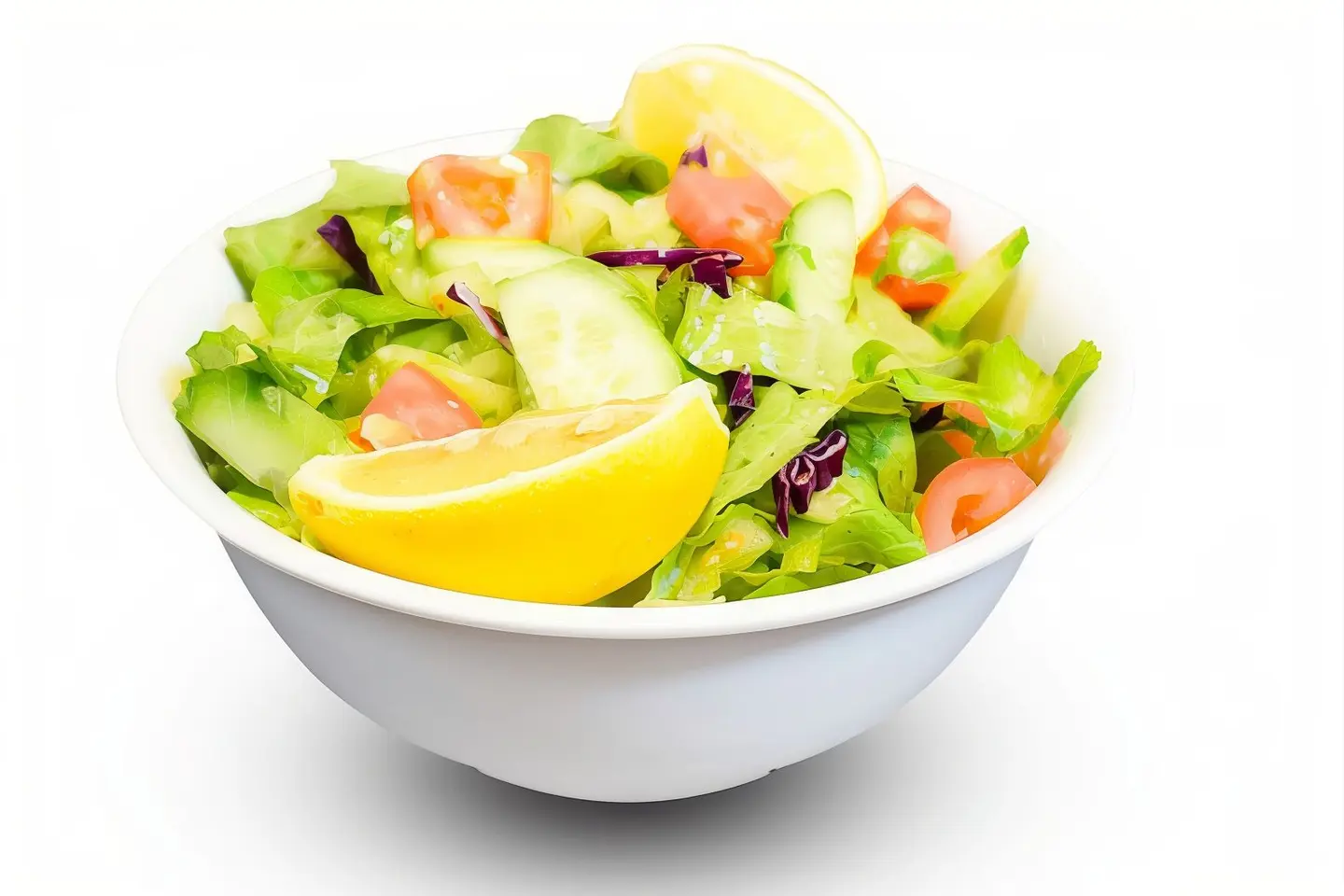 صحن سلطة خضراء