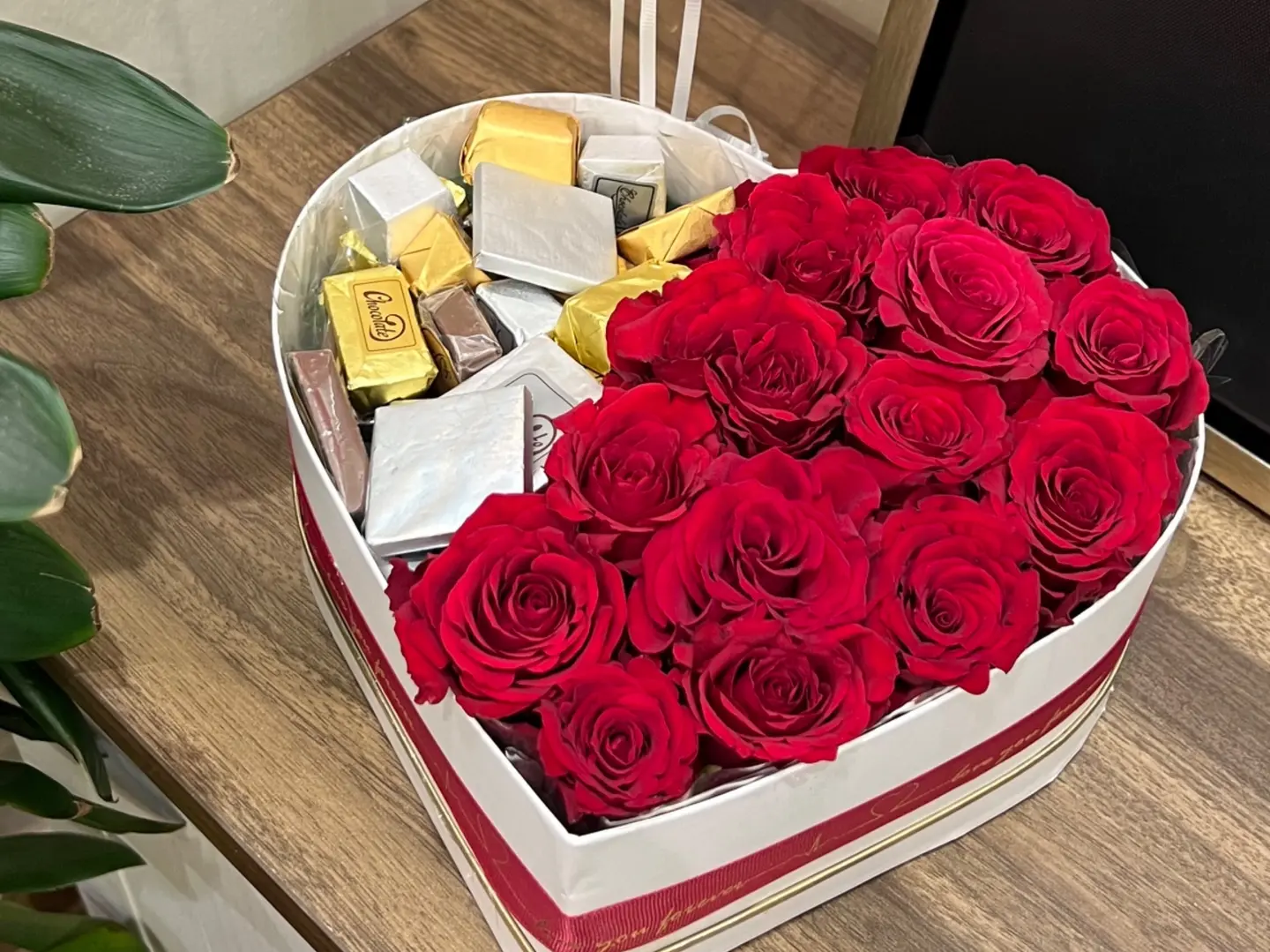 Heart Box With Chocolate