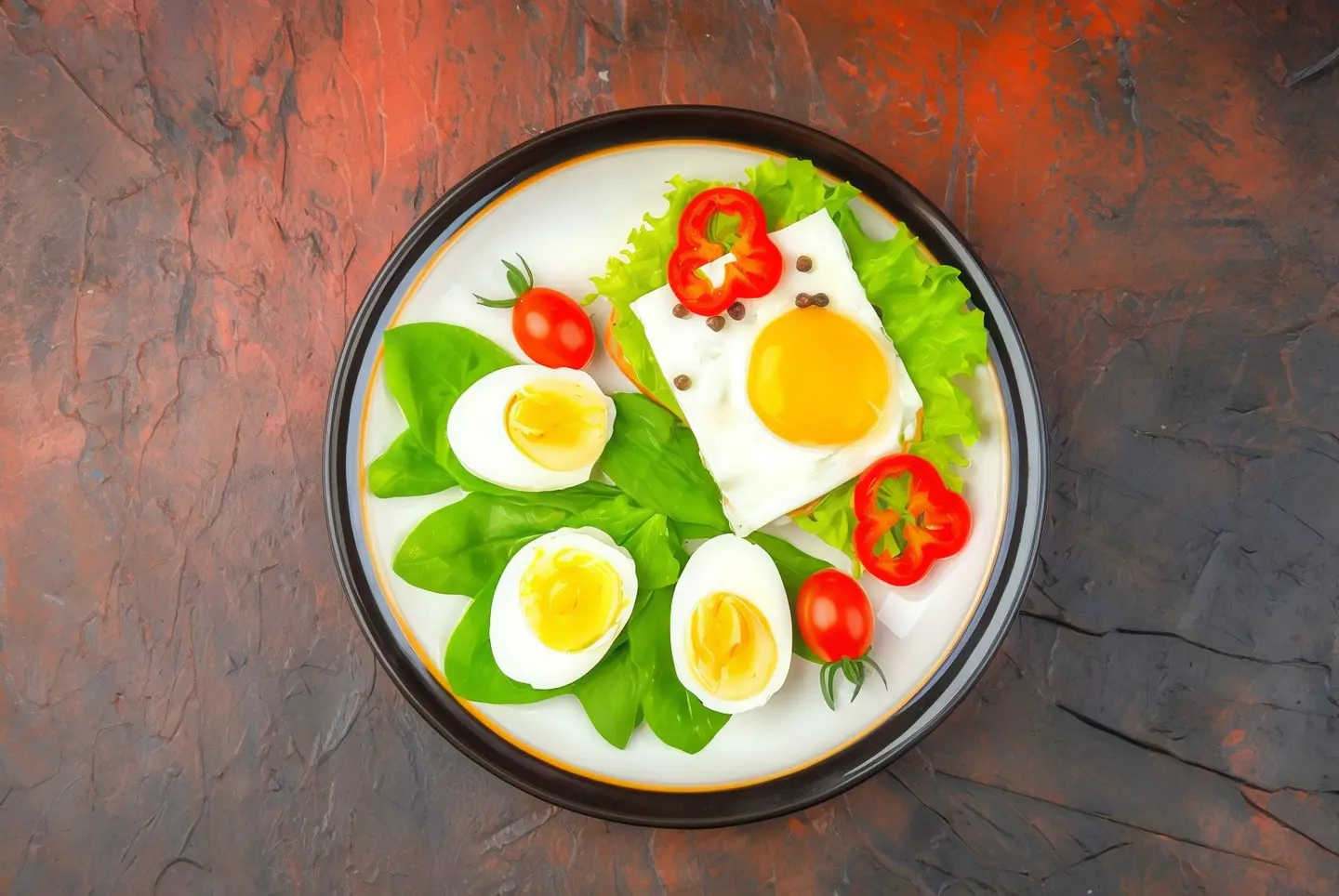 Boiled Eggs Dish - Small