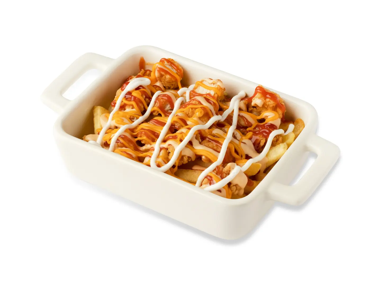 تشكن فرايز وسط