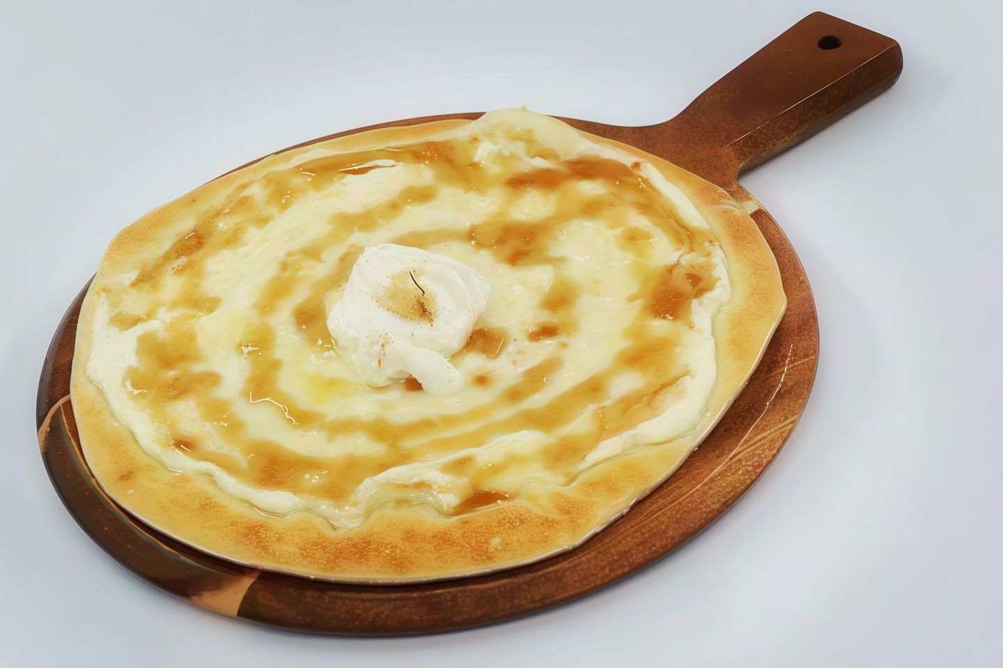 Manakish With Labneh And Honey