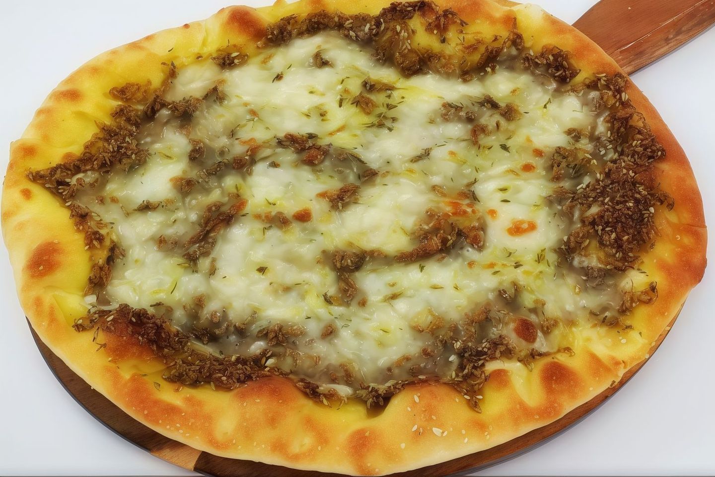 Cheese Manakeesh With Thyme