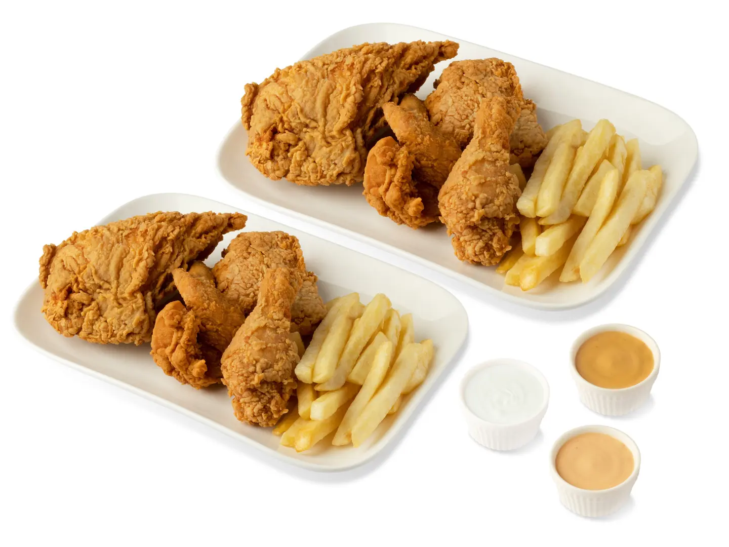 ٢ حبه دجاج بروستد سبايسي