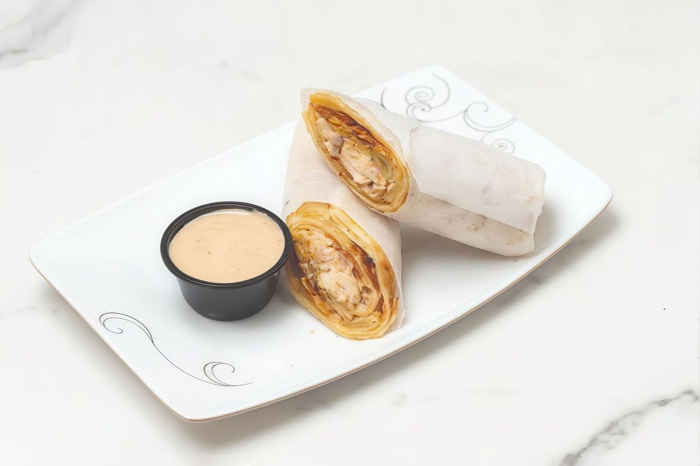 Chicken Garlic Mayo Roll
