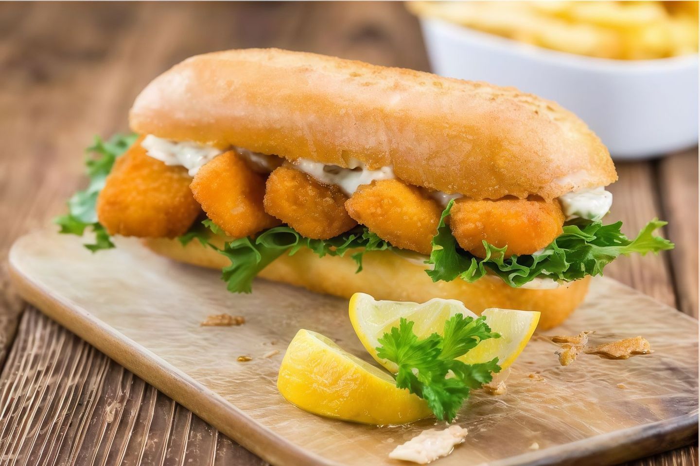 Fried Fish Fillet - Meal