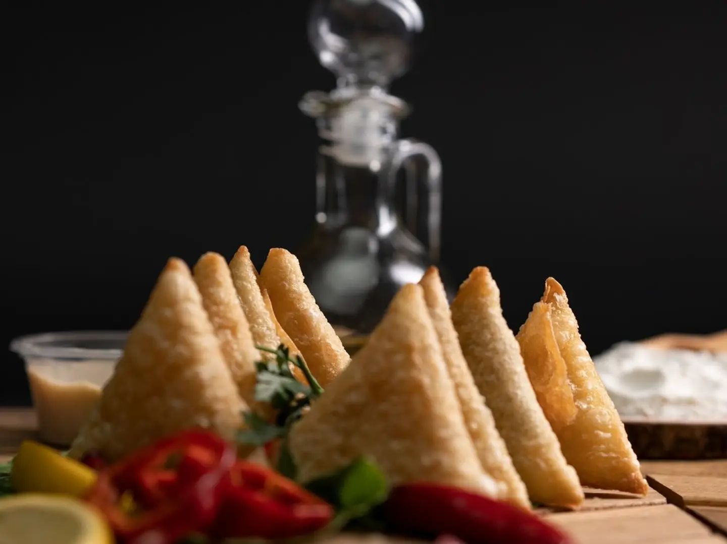 سمبوسة باذنجان بالفرن