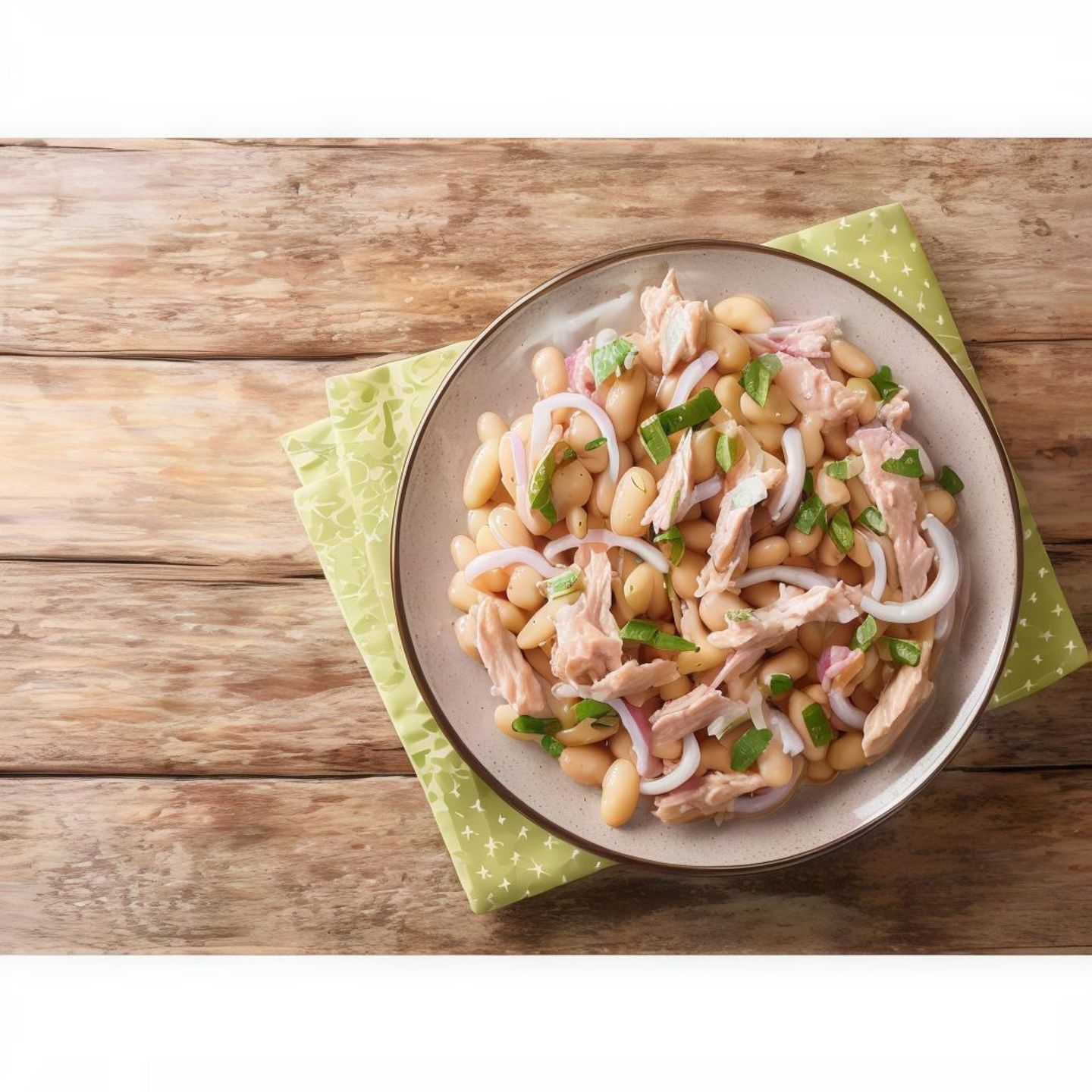 Wet Beans With Tuna