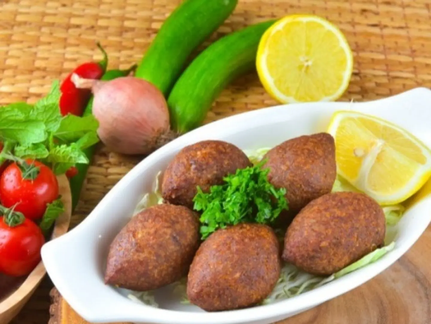 Fried Kibbeh 4 Pieces