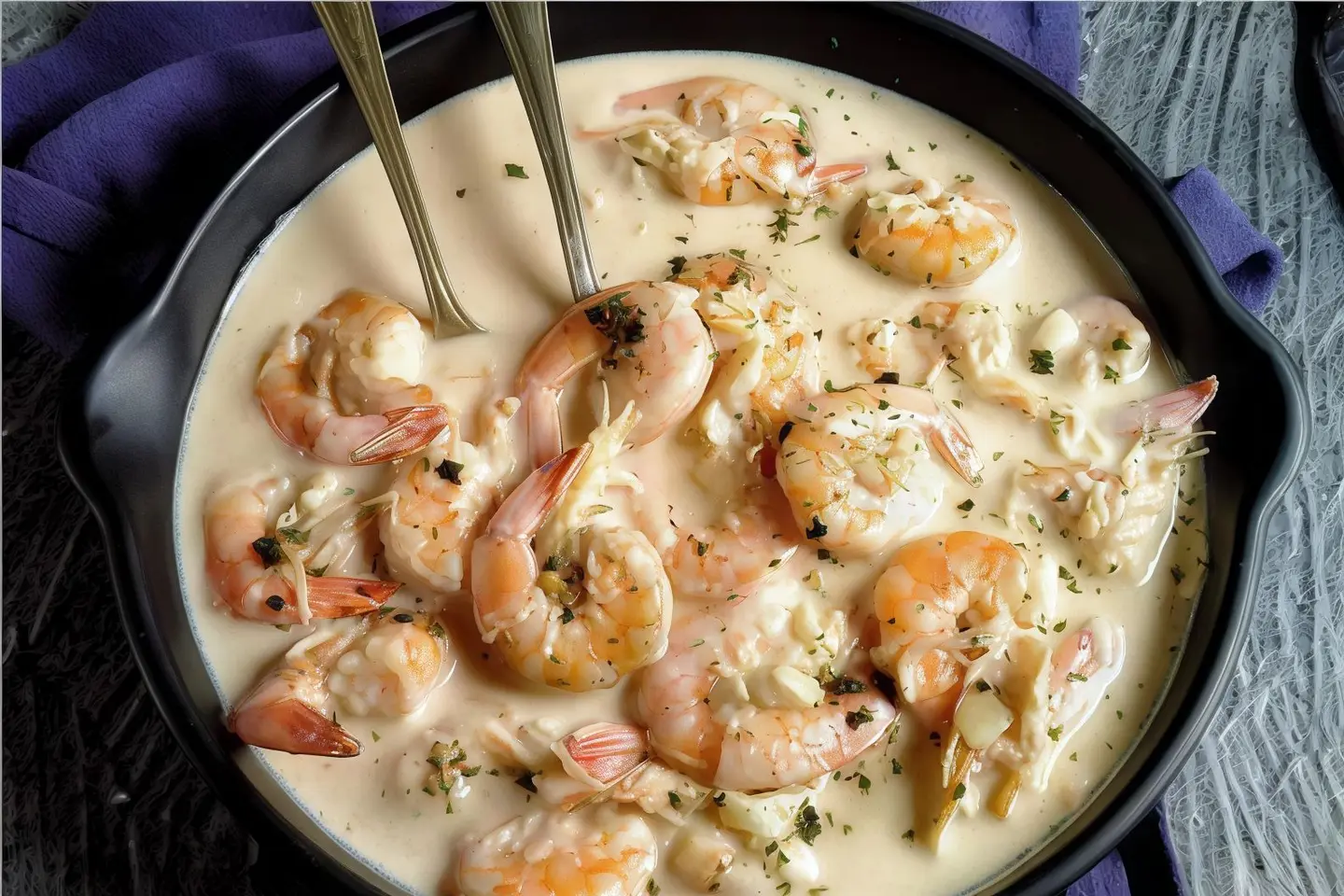 Shrimp Tagine With Cream