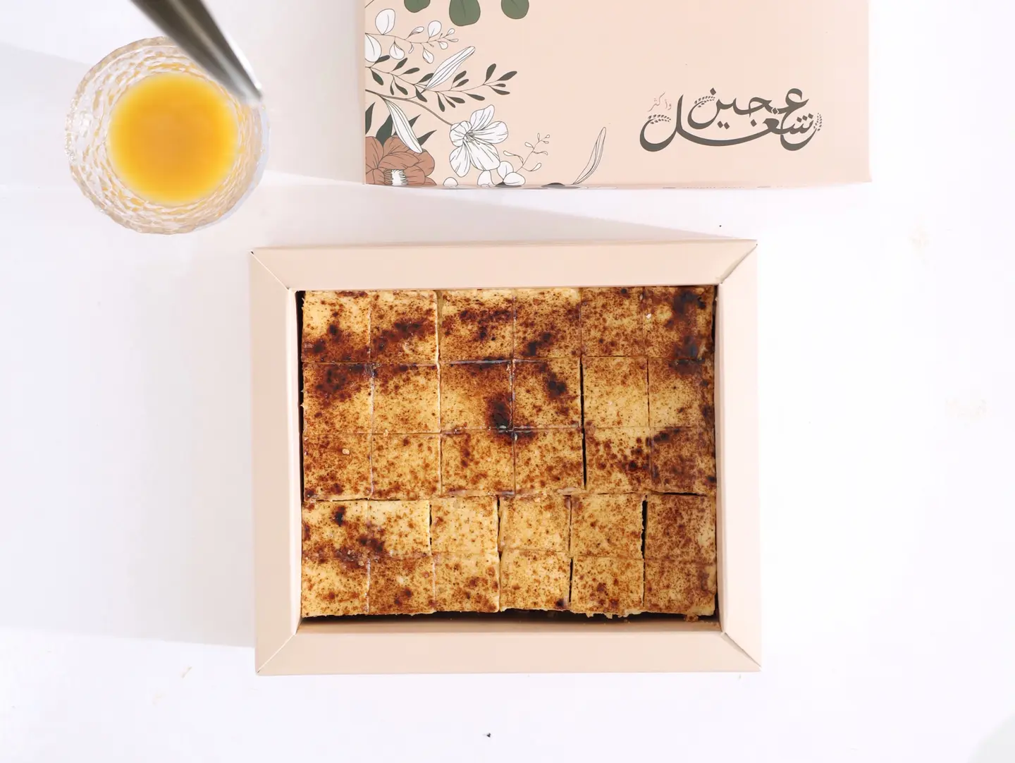 شغل عجين مع مكعبات القهوة