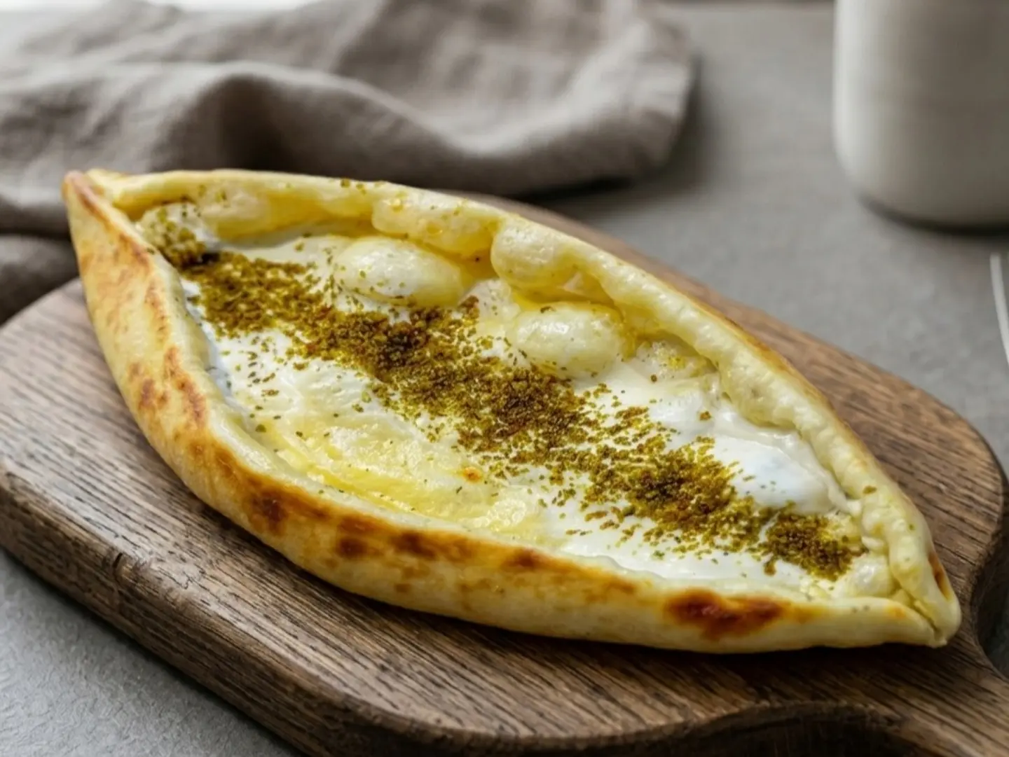 Labneh Pie With Chees And Thyme